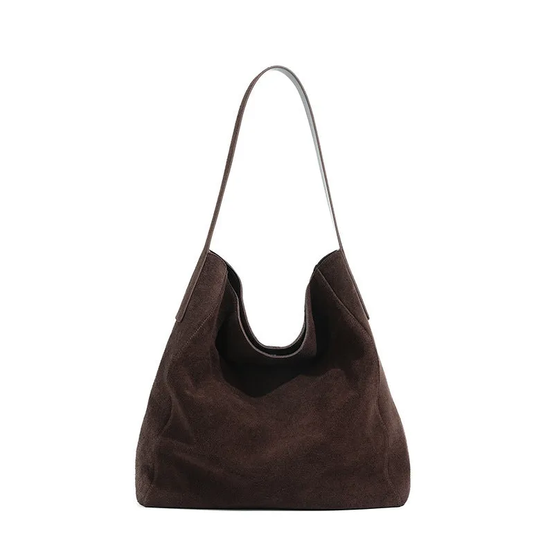 Matte Suede High-grade Tote Bag