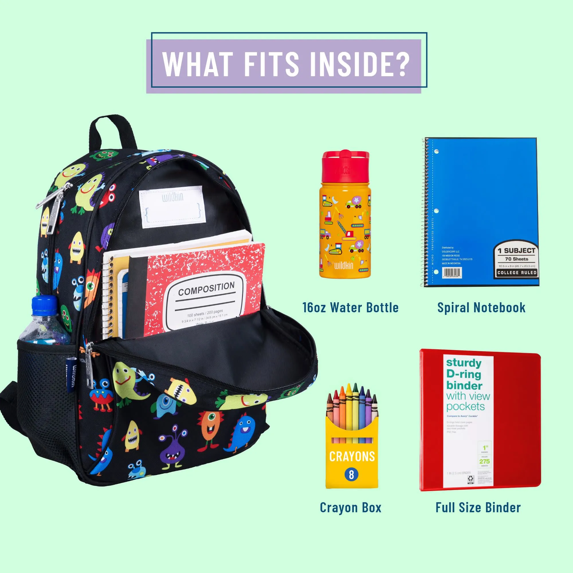 Monsters 15 Inch Backpack