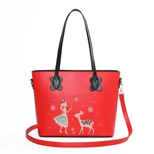 Nevenka Christmas Gift Top-handle Women Bag Crossbody Bag Female Shoulder Strap Ladies Solid Color Tote Messenger Bags Leather