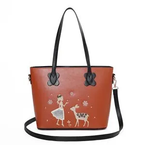 Nevenka Christmas Gift Top-handle Women Bag Crossbody Bag Female Shoulder Strap Ladies Solid Color Tote Messenger Bags Leather