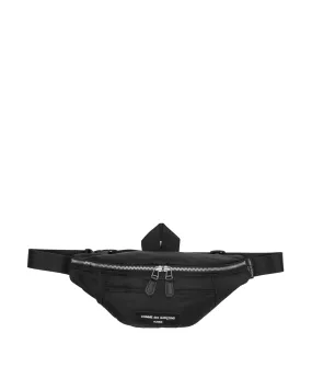 Nylon Twill Crossbody Bag Black