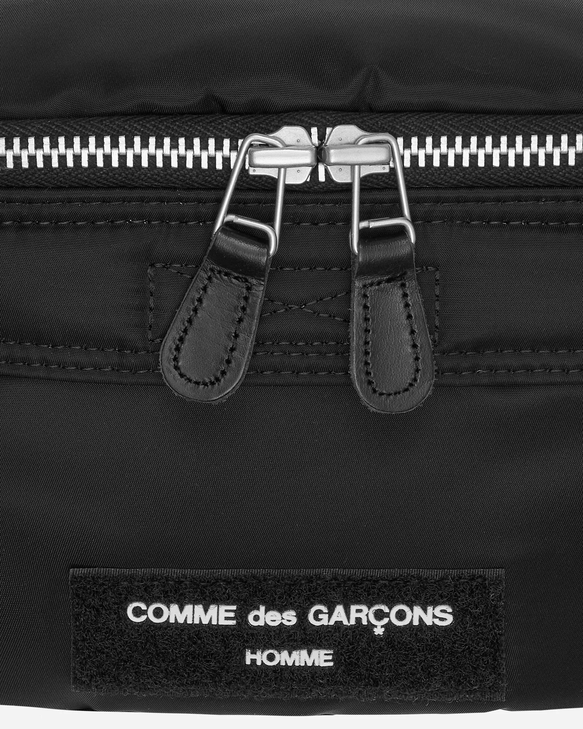 Nylon Twill Crossbody Bag Black