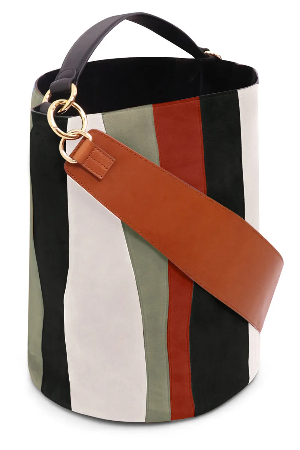 PATCH CYLINDER MAXI BAG | RED