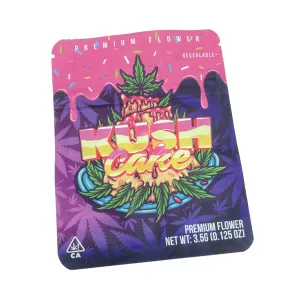 Premium Mylar Bags - Kush Cake - 10cm x 12.8cm (Pack of 40)