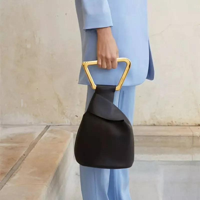 "ANANYA"  Women's Vegan Leather Satchel: BLACK or BROWN