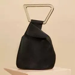 "ANANYA"  Women's Vegan Leather Satchel: BLACK or BROWN