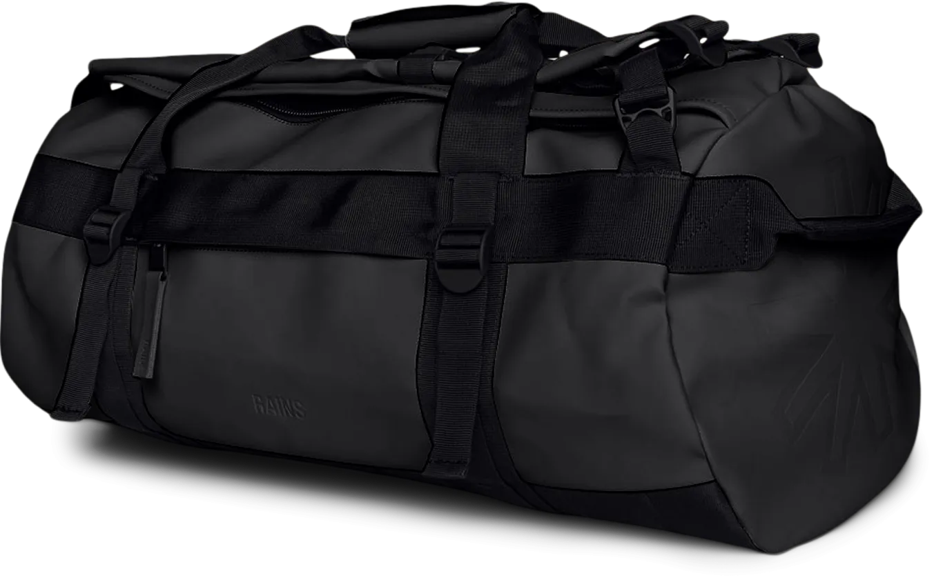 Rains Texel Duffel Bag Small W3 Black | Buy Rains Texel Duffel Bag Small W3 Black here | Outnorth