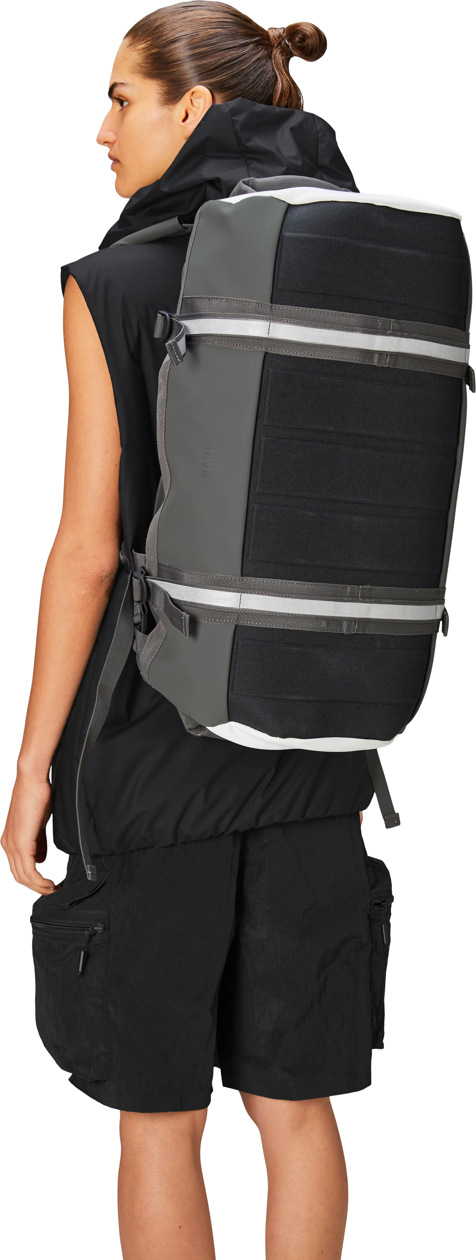 Rains Texel Duffel Bag Small W3 Grey Mix | Buy Rains Texel Duffel Bag Small W3 Grey Mix here | Outnorth