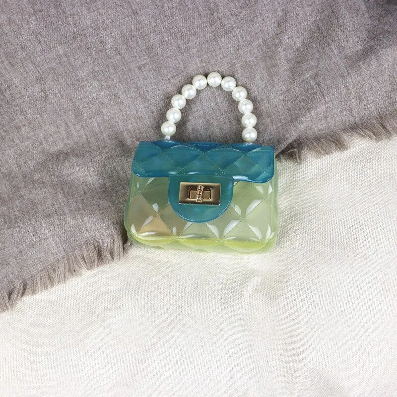 Summer Transparent Jelly Bag Fashion Crossbody Bags For Women 2021 Shoulder Bags Small Chain Square Handbags Mini Messenger Bag