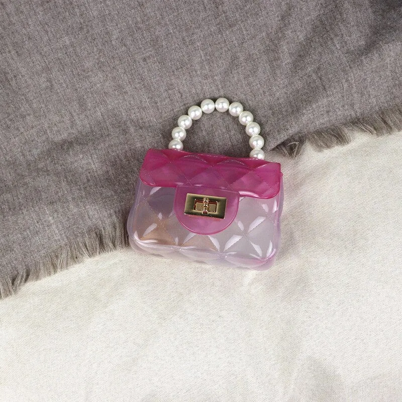 Summer Transparent Jelly Bag Fashion Crossbody Bags For Women 2021 Shoulder Bags Small Chain Square Handbags Mini Messenger Bag