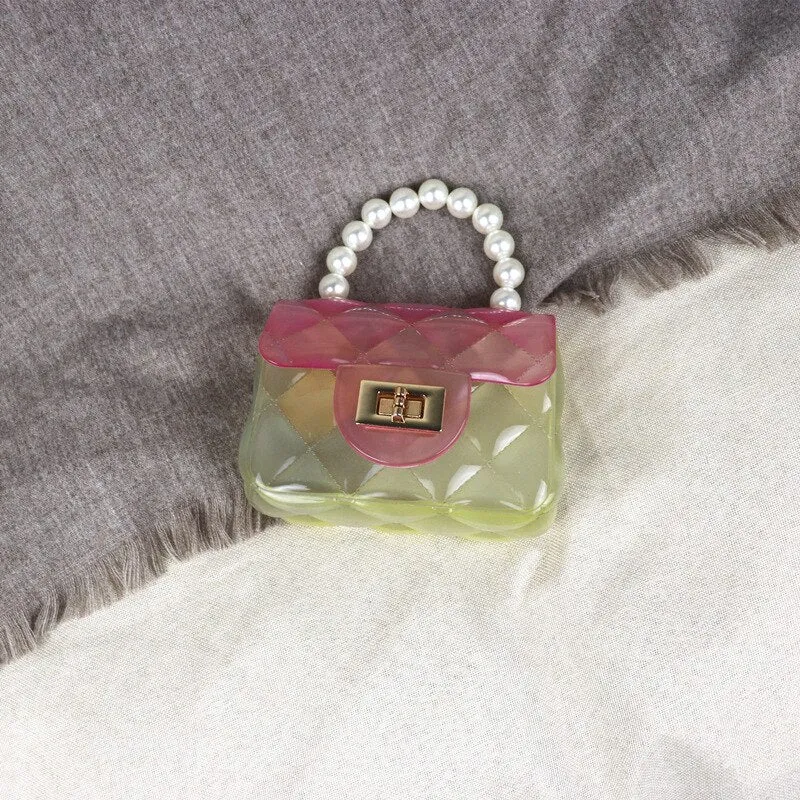 Summer Transparent Jelly Bag Fashion Crossbody Bags For Women 2021 Shoulder Bags Small Chain Square Handbags Mini Messenger Bag