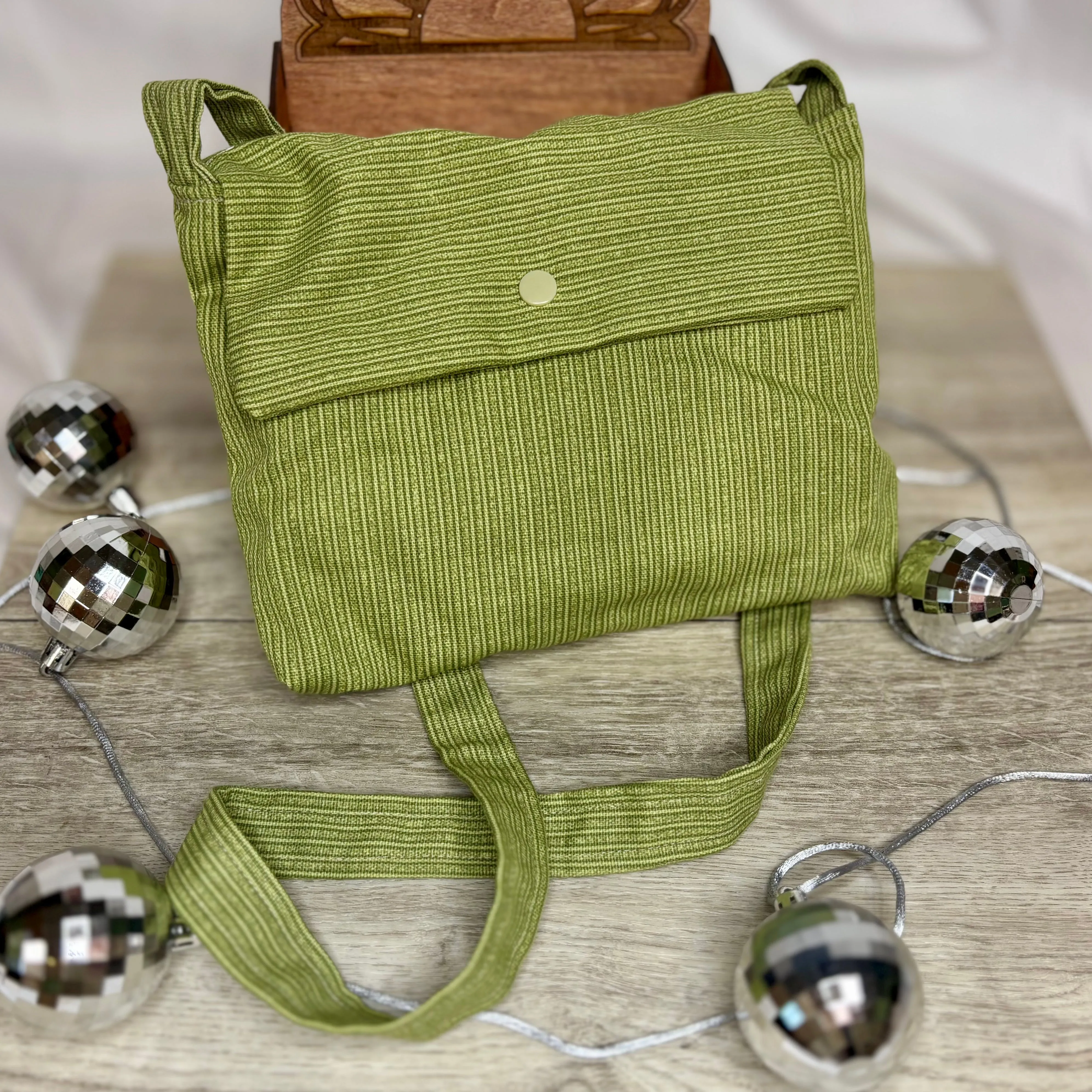 Weary Wanderer Mini Crossbody - Cotton Canvas Tote
