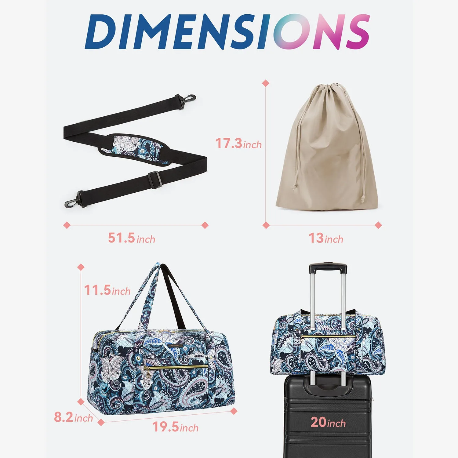 Weekender Overnight Duffle Bag