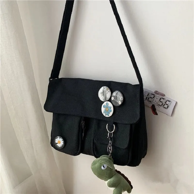 Women Canvas Messenger Bag