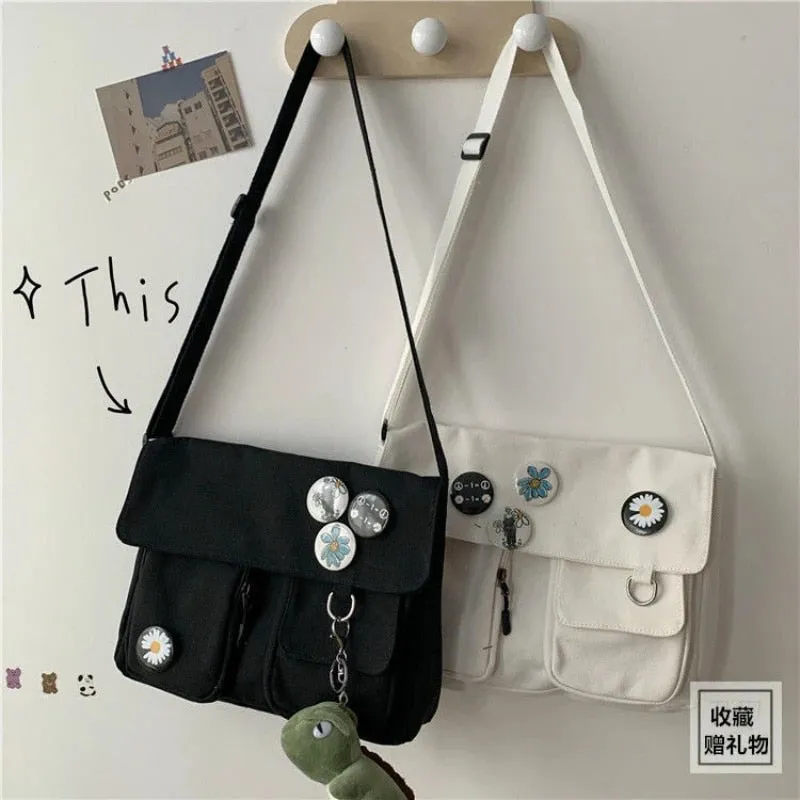 Women Canvas Messenger Bag