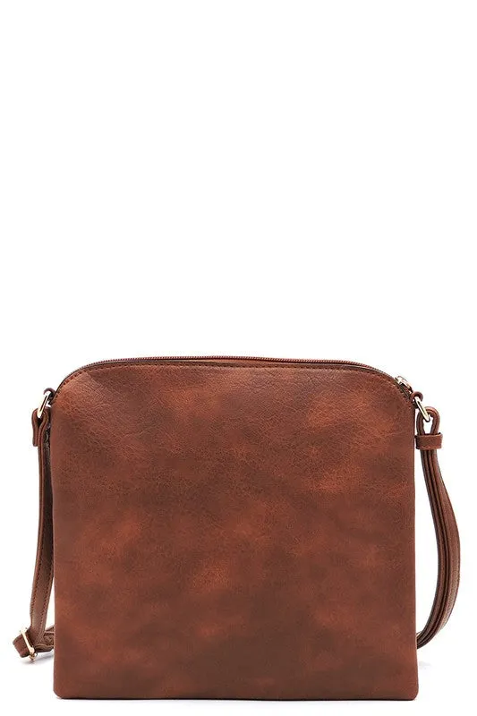 Zip Tassel Crossbody Bag